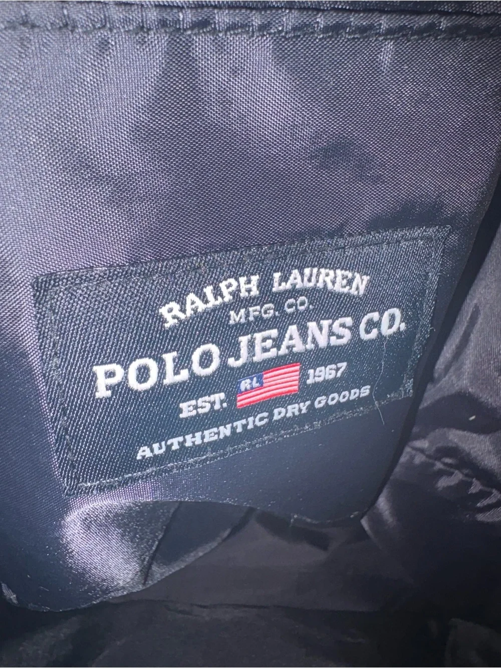 Vintage Ralph Lauren Polo Jeans Co. Backpack Beige Tan Y2K 90’s